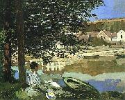 Claude Monet On the Bank of the Seine, Bennecourt, 1868 china oil painting artist